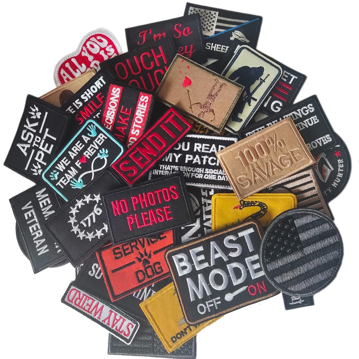 Custom embroidered patches