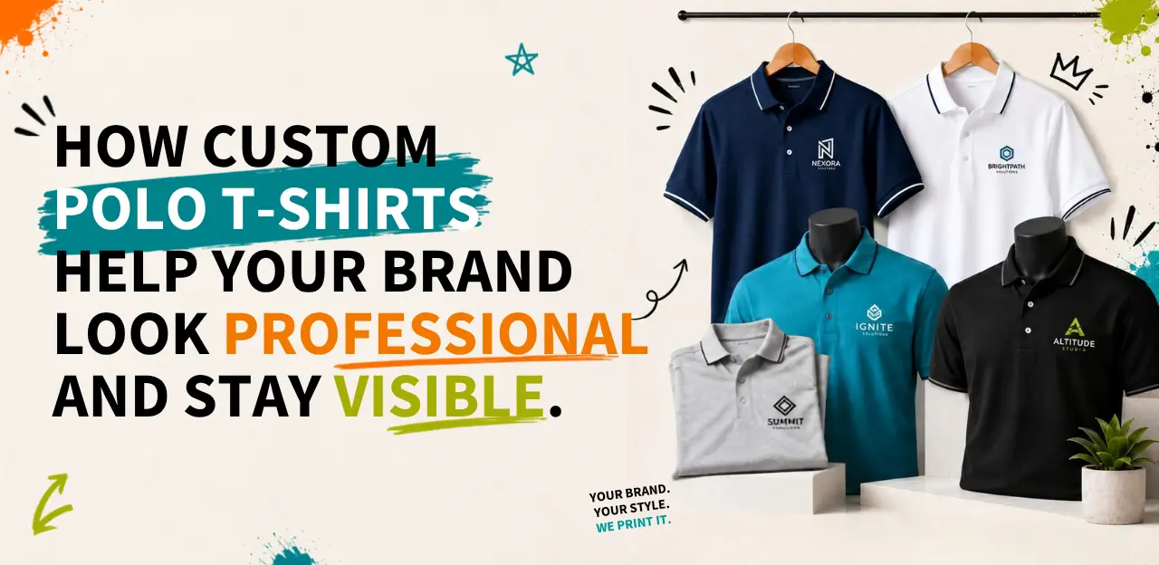 Custom branded polo shirts